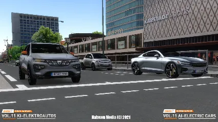 OMSI 2 Add-on Downloadpack Vol. 11 – KI-Elektroautos