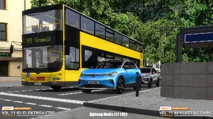 OMSI 2 Add-on Downloadpack Vol. 11 – KI-Elektroautos
