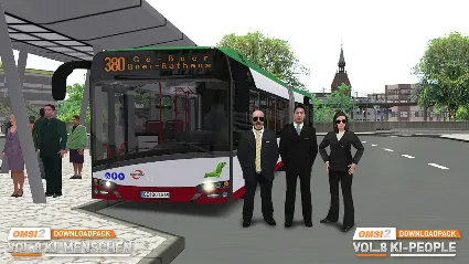 OMSI 2 Add-on Downloadpack Vol. 8 – KI-Menschen DLC
