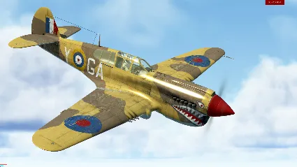 IL-2 Sturmovik: P-40E-1 Collector Plane DLC