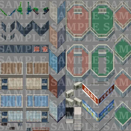 RPG Maker MZ - DorapixelMapChips - Modern JP Custom