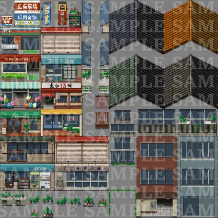RPG Maker MZ - DorapixelMapChips - Modern JP Custom