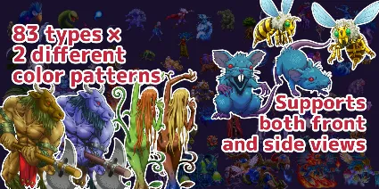 RPG Maker MZ - MARUMUGI Monster Pack DLC * STEAM RU 🔥