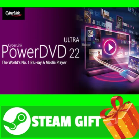 ⭐️ВСЕ СТРАНЫ+РОССИЯ⭐️ CyberLink PowerDVD 22 Ultra STEAM
