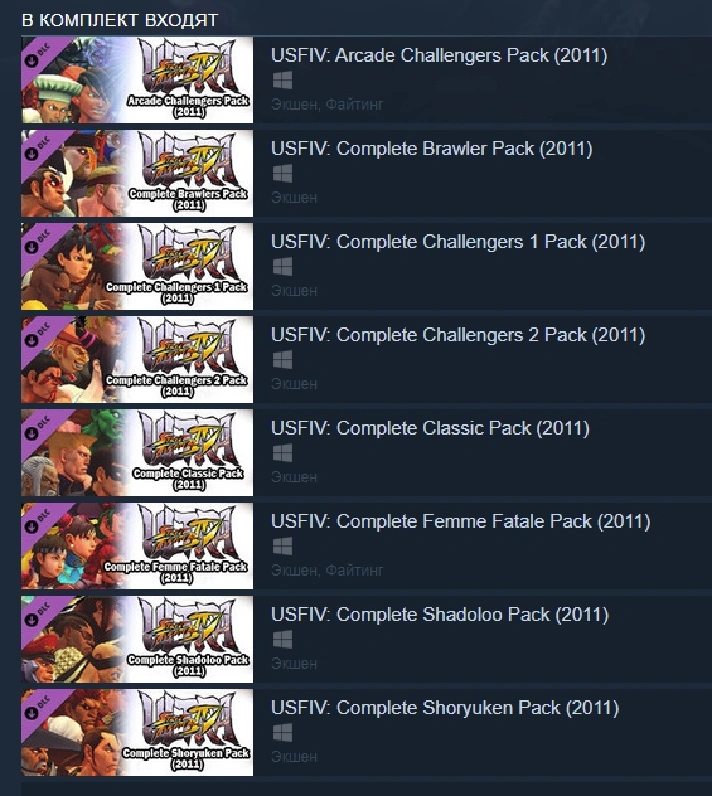 USFIV: All-in 2011 Costume Pack (Steam Gift RU)