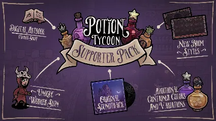 Potion Tycoon - Supporter Pack DLC * STEAM RU 🔥