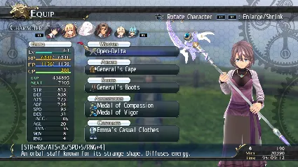 The Legend of Heroes: Trails of Cold Steel - Emma's Cas