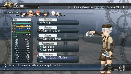 The Legend of Heroes: Trails of Cold Steel - Fie's Casu