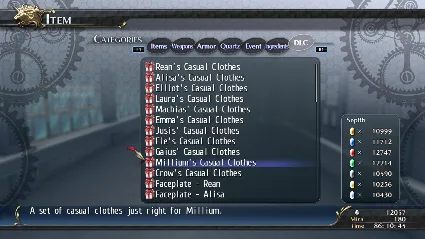 The Legend of Heroes: Trails of Cold Steel - Millium's