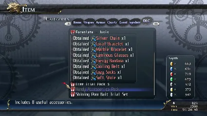 The Legend of Heroes: Trails of Cold Steel - Handy Acce