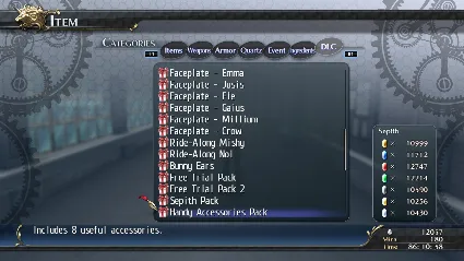 The Legend of Heroes: Trails of Cold Steel - Handy Acce