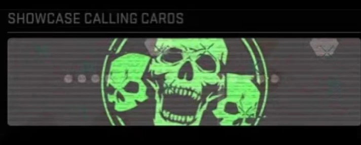 Screaming Skull Card Code/Calling Card