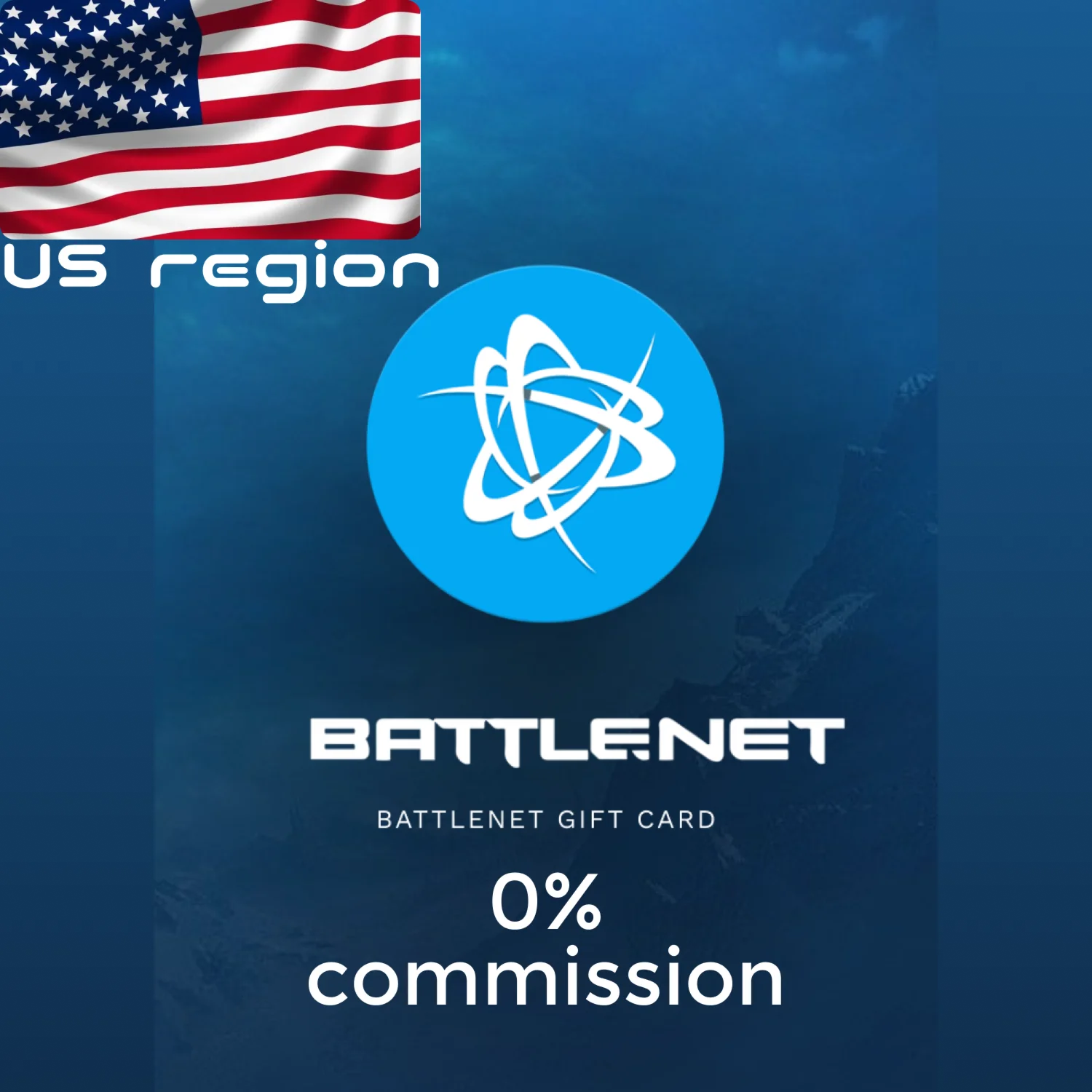  Авто выдача  Blizzard 20-50$  US USA карта КОД