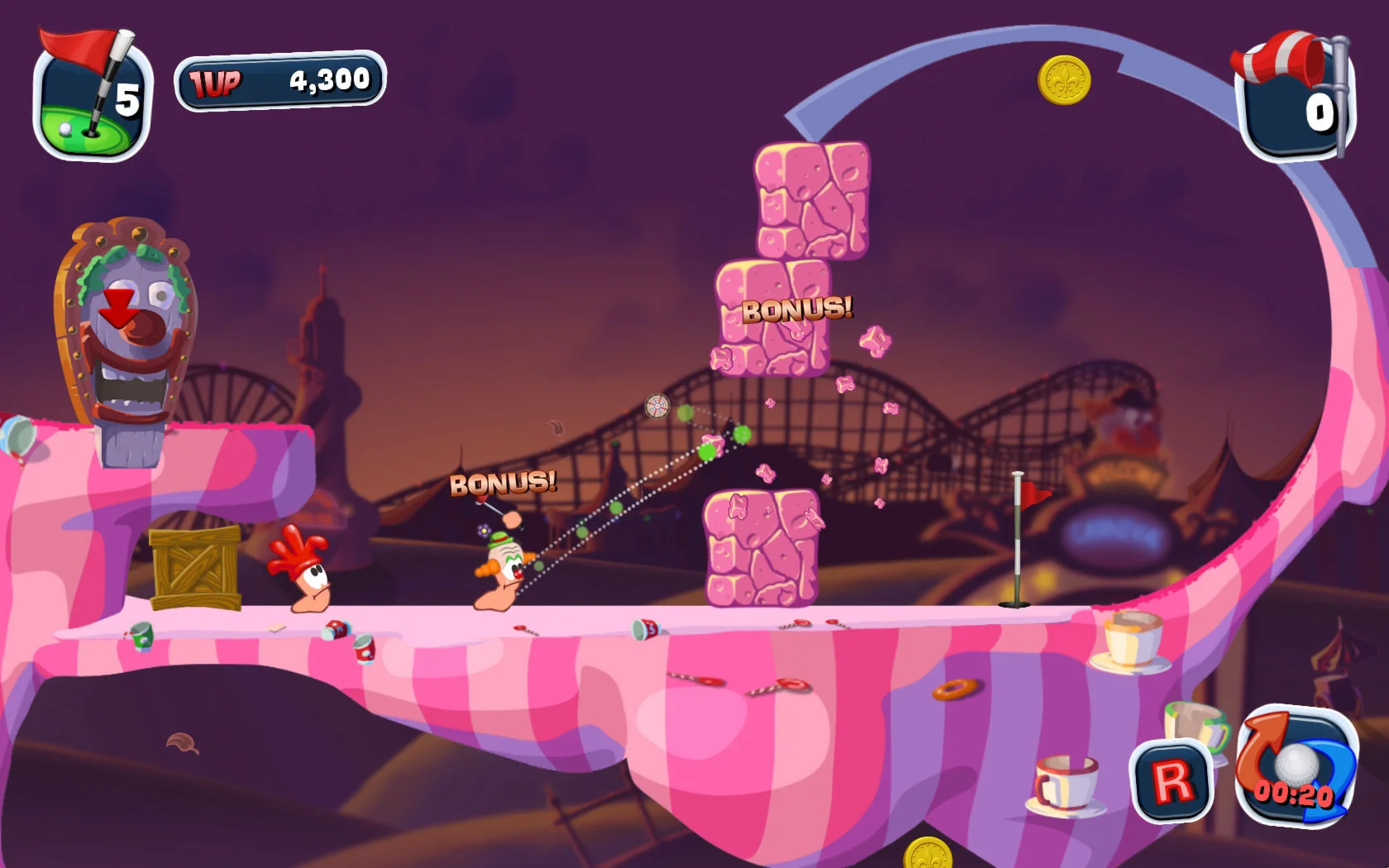 Worms Crazy Golf (Steam Gift Россия)
