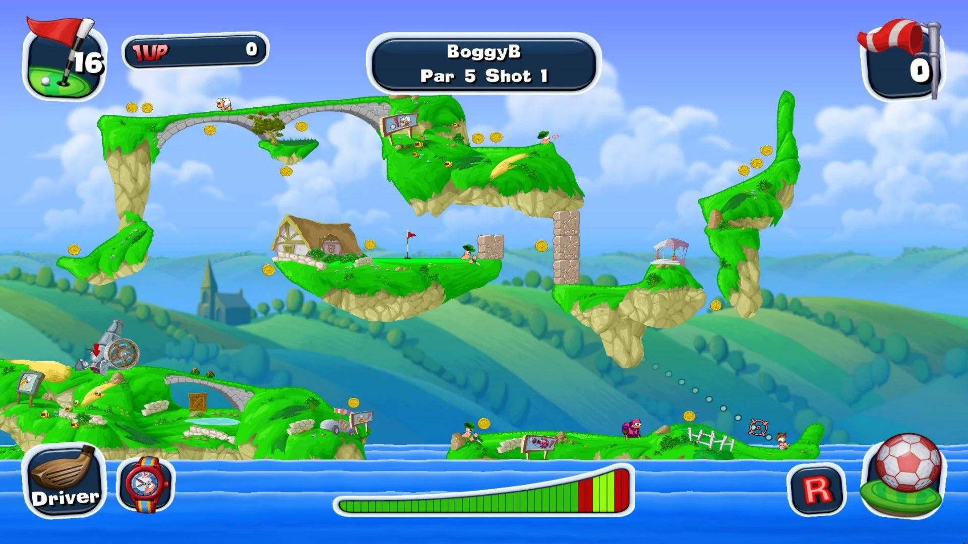 Worms Crazy Golf (Steam Gift Россия)