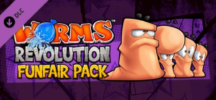 Worms Revolution - Funfair (Steam Gift RU)