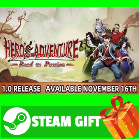 ⭐️ВСЕ СТРАНЫ⭐️ Hero's Adventure:Road to Passion STEAM