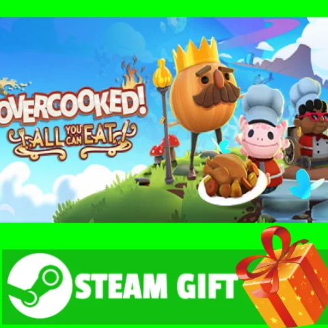 ⭐️ВСЕ СТРАНЫ+РОССИЯ⭐️ Overcooked! All You Can Eat STEAM