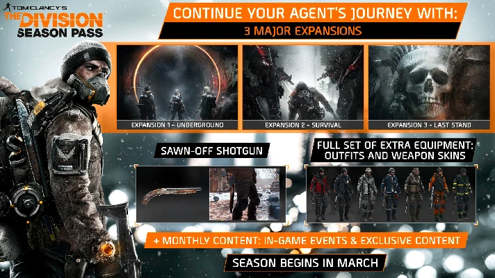 Tom Clancy´s The Division™ - Season Pass DLC STEAM⚡️