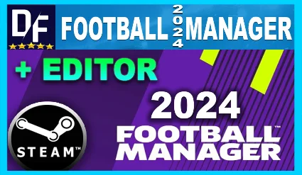 ⚽ ︎Football Manager 2024 + EDITOR ✔ STEAM ✔ на 90 дней
