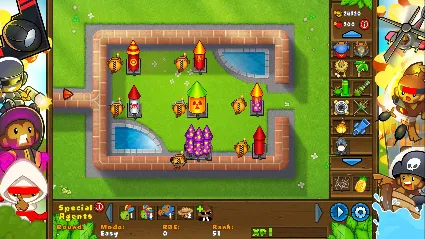 Bloons TD 5 - Fireworks Mortar Tower Skin DLC