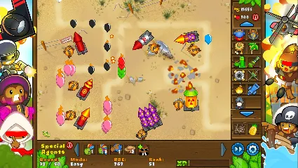 Bloons TD 5 - Fireworks Mortar Tower Skin DLC