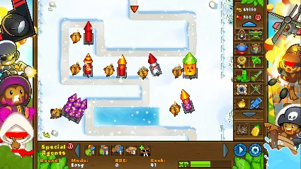 Bloons TD 5 - Fireworks Mortar Tower Skin DLC