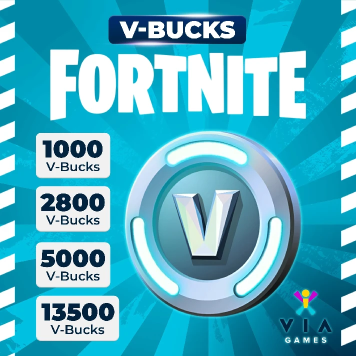 Fortnite 💰 1000-2800-5000-13500 V-Bucks KEY 🟢 V BUCKS