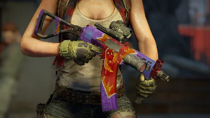 World War Z: Aftermath - Burning Skulls Weapons Skin