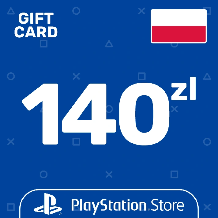 ⭐️PSN Top Up Card 140 PLN Poland