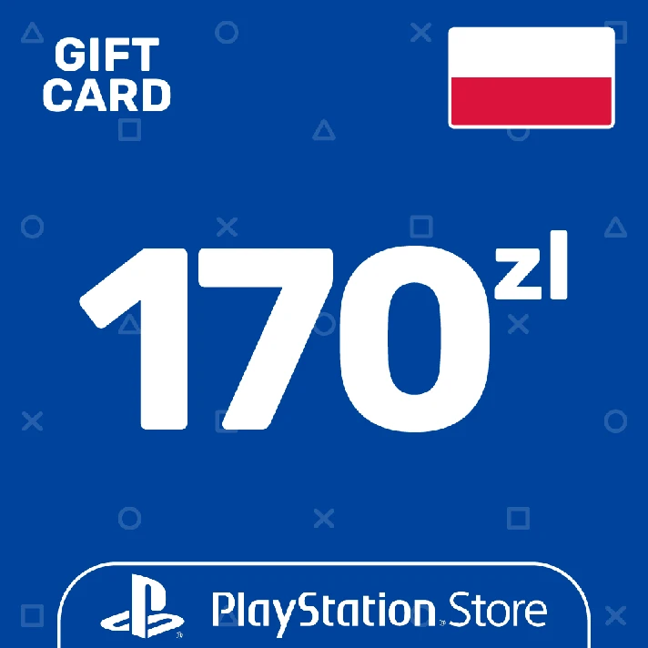 ⭐️PSN Top Up Card 170 PLN Poland