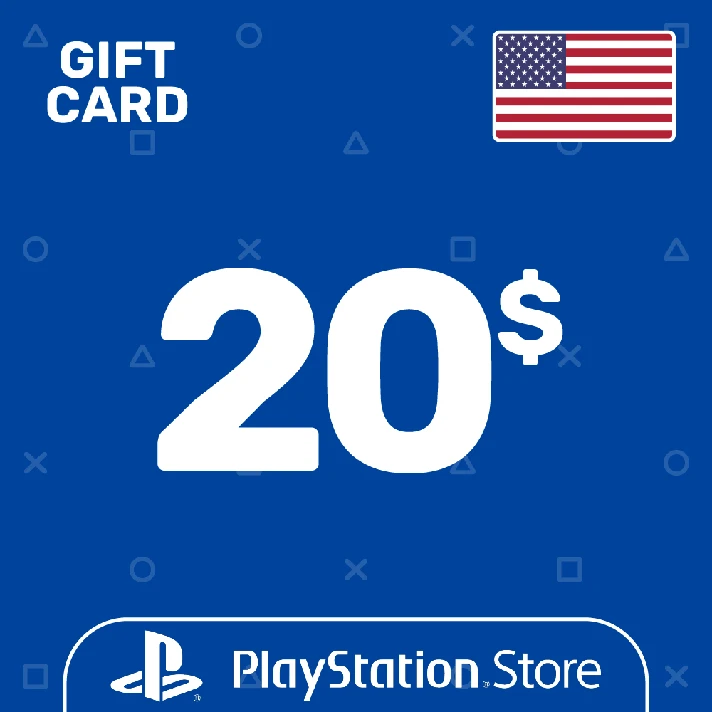 ⭐️PSN Top Up Card 20$ (USD) USA