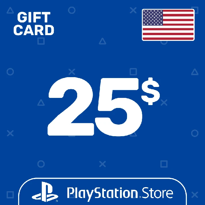 ⭐️PSN Top Up Card 25$ (USD) USA