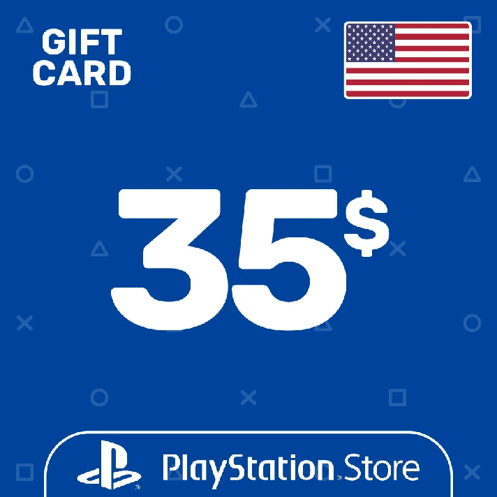 ⭐️PSN Top Up Card 35$ (USD) USA