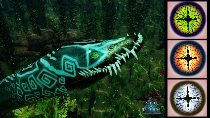 Beasts of Bermuda - Elasmosaurus Supporter Warpaint 💎