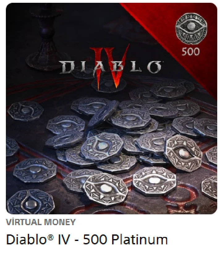 💥Diablo IV: 500-18500  Платины 🔵 PS4/PS5 🔴TR🔴