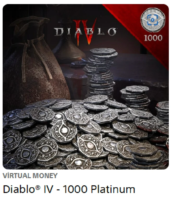 💥Diablo IV: 500-18500  Платины 🔵 PS4/PS5 🔴TR🔴