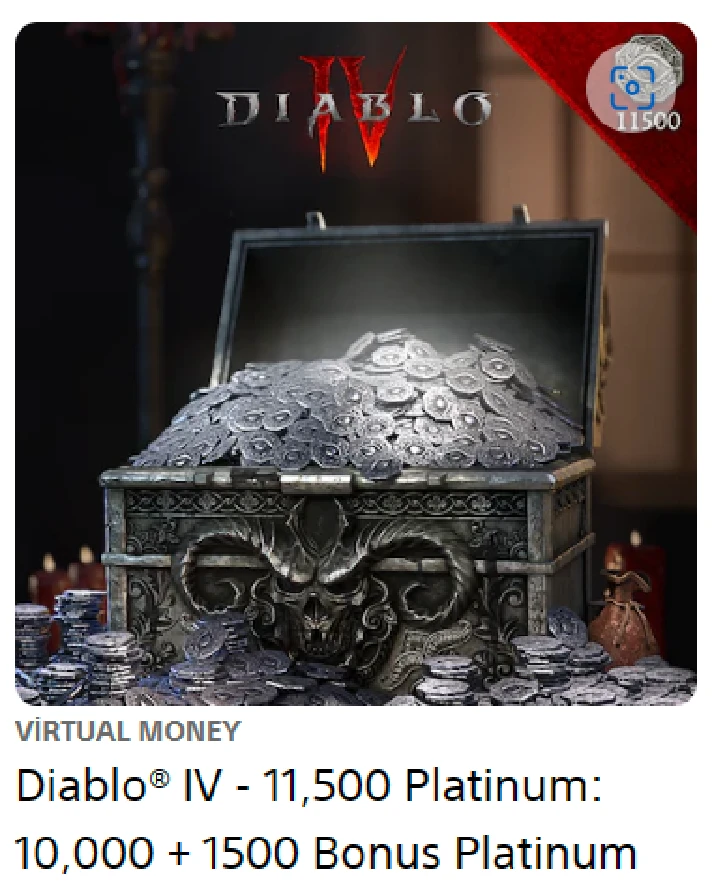 💥Diablo IV: 500-18500  Платины 🔵 PS4/PS5 🔴TR🔴