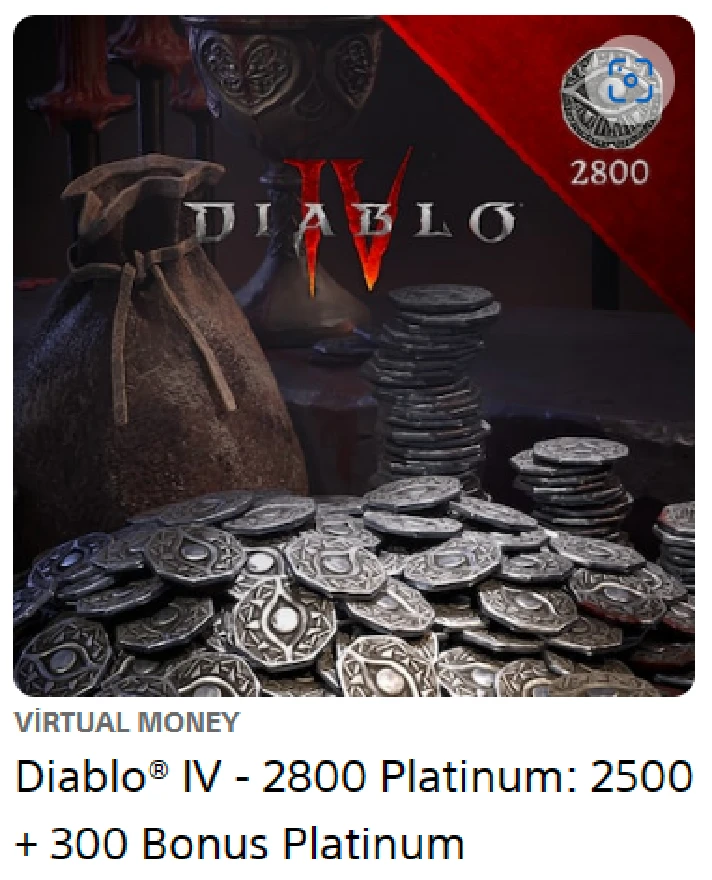 💥Diablo IV: 500-18500  Платины 🔵 PS4/PS5 🔴TR🔴