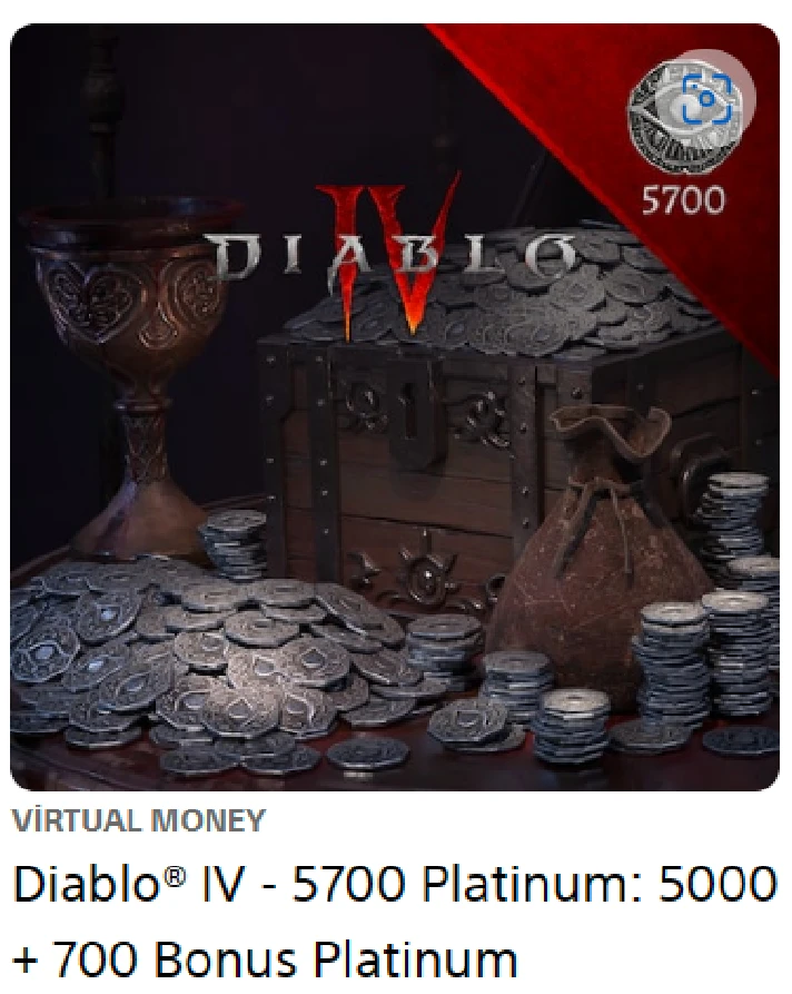 💥Diablo IV: 500-18500  Платины 🔵 PS4/PS5 🔴TR🔴