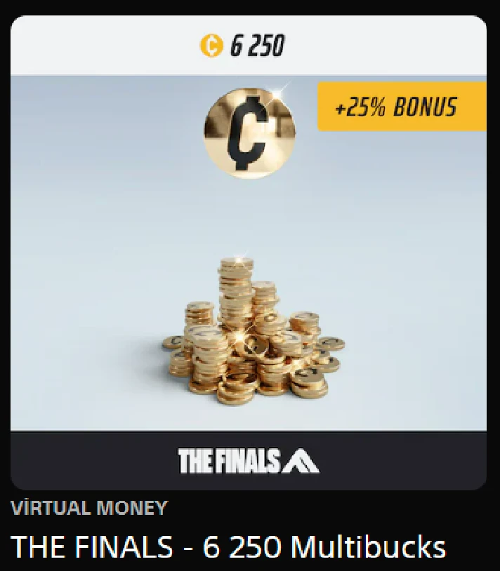 💥THE FINALS - Multibucks 🔵 PS5 🔴TR🔴