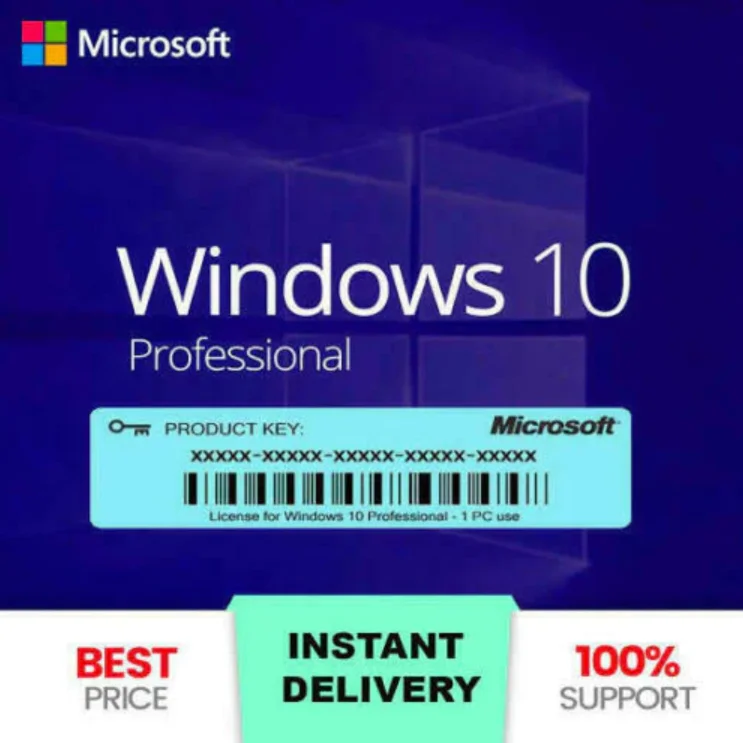Купить ключ ⭐ Лицензионный ключ Windows 10 Pro 32/64 bi