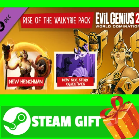 ⭐️ Evil Genius 2: Rise of the Valkyrie Pack STEAM GIFT