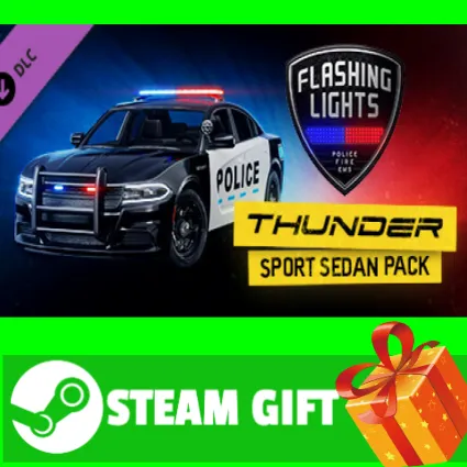 ⭐ ️ Flashing Lights - Thunder Sport Sedan Pack STEAM GIF