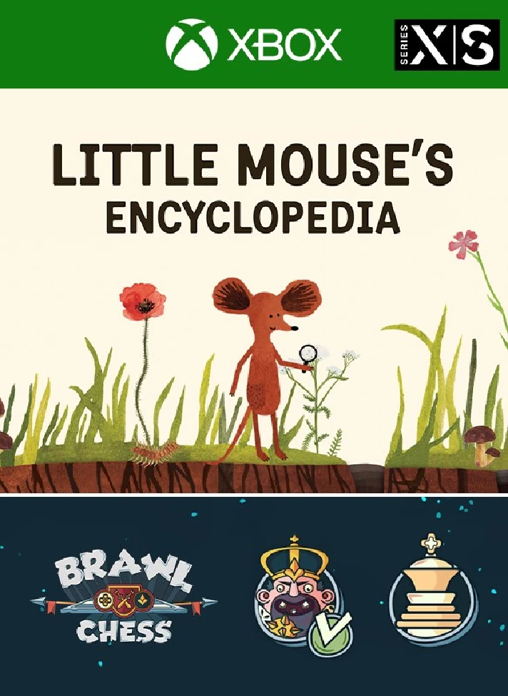 LITTLE MOUSE´S ENCYCLOPEDIA + BRAWL CHESS❗XBOX ONE/X|S