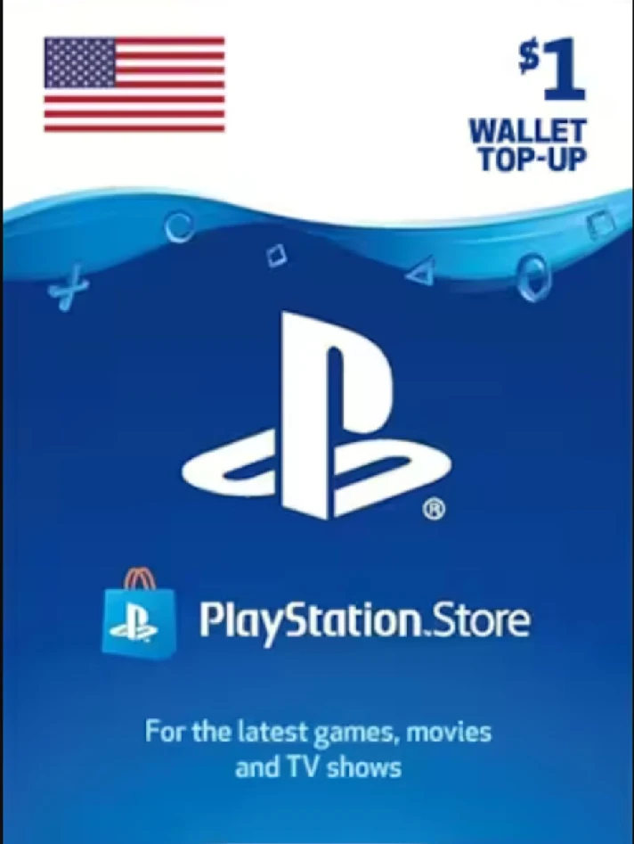 🔶PSN 1 USD $ USA [Official Key] Top Up | Gift Card