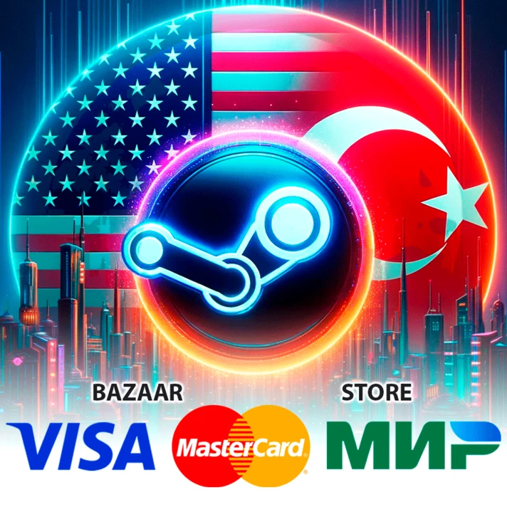 AUTO🚀STEAM🔴TURKEY😏GIFT KEY CODE КОД ПОПОЛН TL TR USD