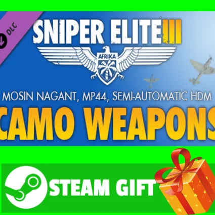 ⭐ ️ Sniper Elite 3 - Camouflage Weapons Pack STEAM GIFT
