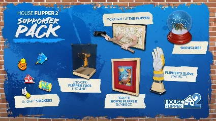 House Flipper 2 - Supporter Pack DLC АВТОДОСТАВКА STEAM РОССИЯ