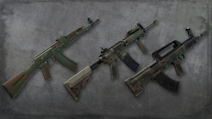 Squad Weapon Skins - Woodland Camo Pack 💎 STEAM RUSSIA